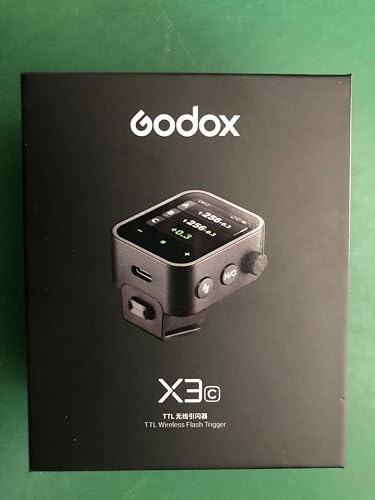 GODOX X3-C ワイヤレス フラッシュトリガー X3C 送信機 E-TTLII 高速同期 1/8000s OLEDタッチスクリーン充電可能無線フリップフロップ 2._7