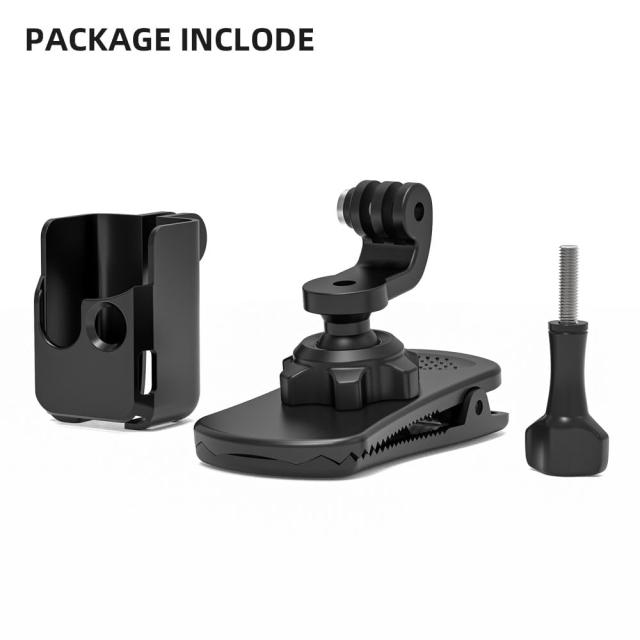 SUREWO 360°回転バックパックストラップマウント、DJI Osmo Pocket 3と 