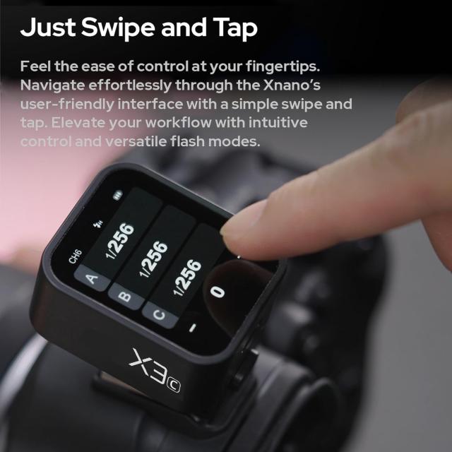 GODOX X3-C 送信機 2.4G フラッシュトリガー Canon キャノン対応 大型OLEDタッチスクリーン付き TTLオートフラッシュ (X3-c)