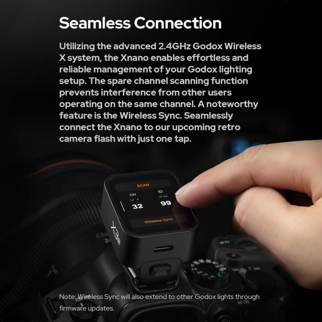 GODOX X3-N ワイヤレス フラッシュトリガー 送信機 2.4G 高速同期 1/8000s OLEDタッチスクリーン TCM変換機能を持つ Nikon ニコン 一眼レ