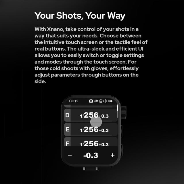 GODOX X3-N ワイヤレス フラッシュトリガー 送信機 2.4G 高速同期 1/8000s OLEDタッチスクリーン TCM変換機能を持つ Nikon ニコン 一眼レ