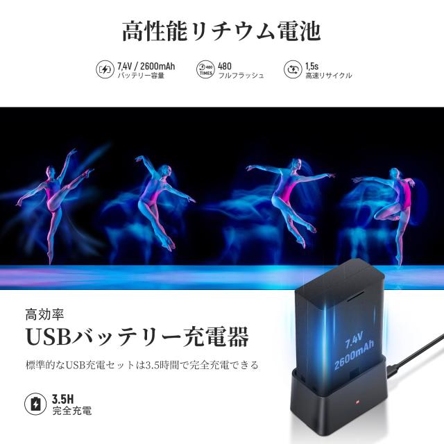 NEEWER Z2-N 2.4G TTLラウンドヘッドフラッシュストロボ スピードライト アップグレードUI TTL/M TCMトグルキー 2モデリングランプ ドー