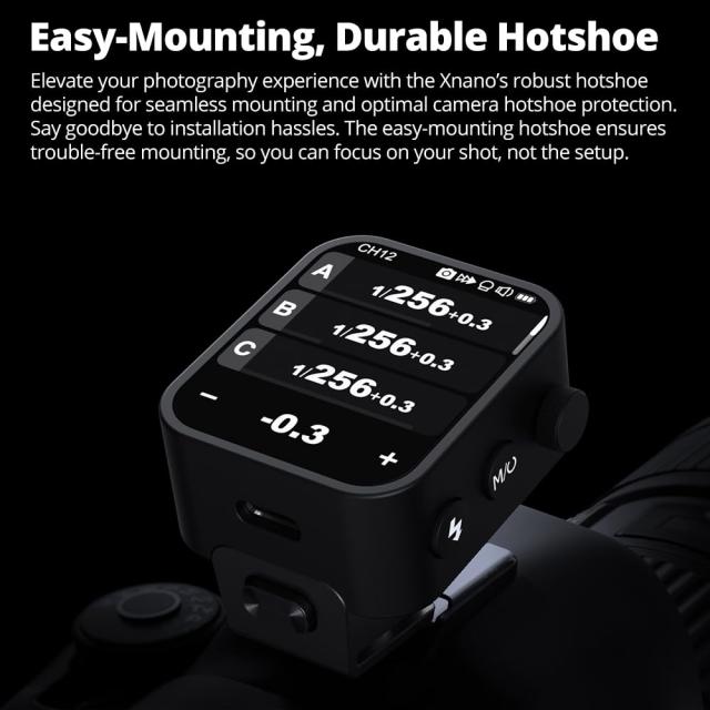 【Godox 正？代理店】Godox X3-N X3N TTL ワイヤレスフラッシュトリガー、ニコン用、2.4GHz ワイヤレスシステム、高精細 LED スクリーン、