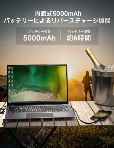 モバイルモニター 14.1インチ バッテリー キーボード付きモニター