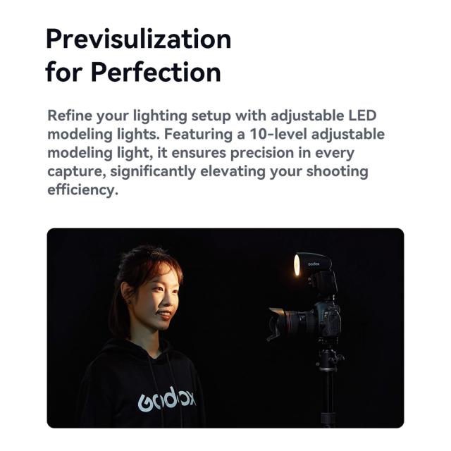 【Godox正規代理】GODOX V1Pro-F リチウムイオン丸頭カメラフラッシュ 富士フイルムカメラ対応 76WS 2.4G TTL 1/8000HSS 1.3 秒のリサイ