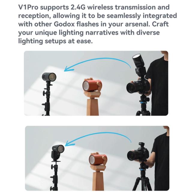 Godox正規代理】Godox V1Pro-F フラッシュ富士フイルムカメラ用 Godox正規代理】Godox V1Pro-F フラッシュ富士フイルムカメラ用