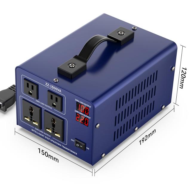 1500VA 変圧器 100V 220V アップトランス ダウントランス 100V-120V