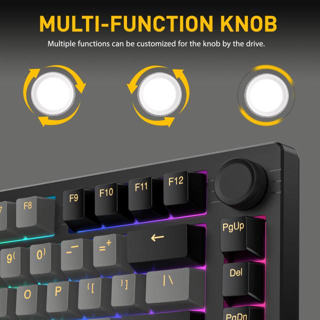 DAREU EK75PRO ゲーミングキーボード 無線 テンキーレス 75