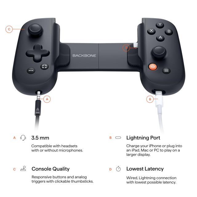 BACKBONE One モバイルゲームコントローラー for iPhone