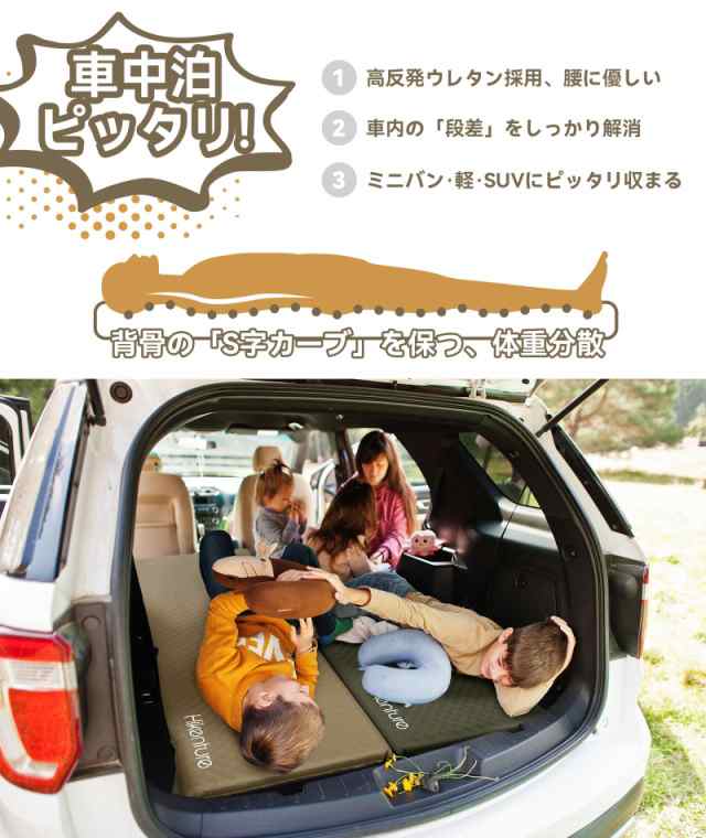 Amazon.co.jp: HIKENTURE インフレーターマット【2WAY逆流防止弁