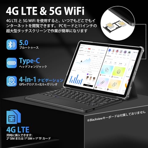 Android 14 タブレット 初登場】Blackview Tab16Pro Android 14 