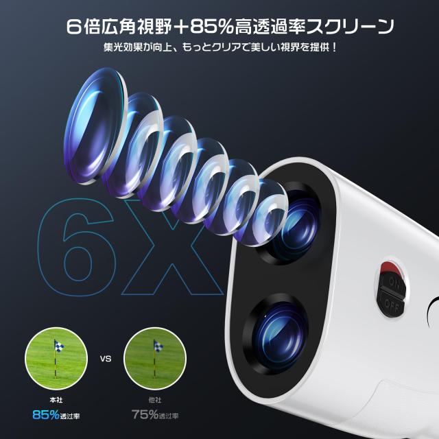 ゴルフレーザー距離計 MINI ミニ 最大1200YD 専用ケース付き 0.05秒