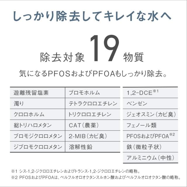 【2024年発売】パナソニック 蛇口直結型浄水器 PFOS/PFOA除去対応 液晶表示タイプ TK-CJ24-W ホワイト_2