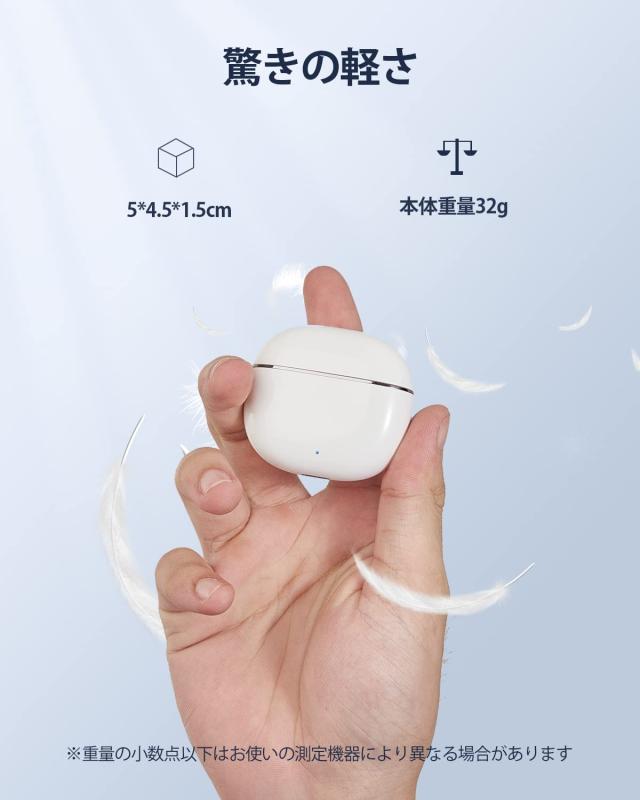 2024新型 Bluetooth5.3イヤホン】ワイヤレスイヤホン - AOKIMI