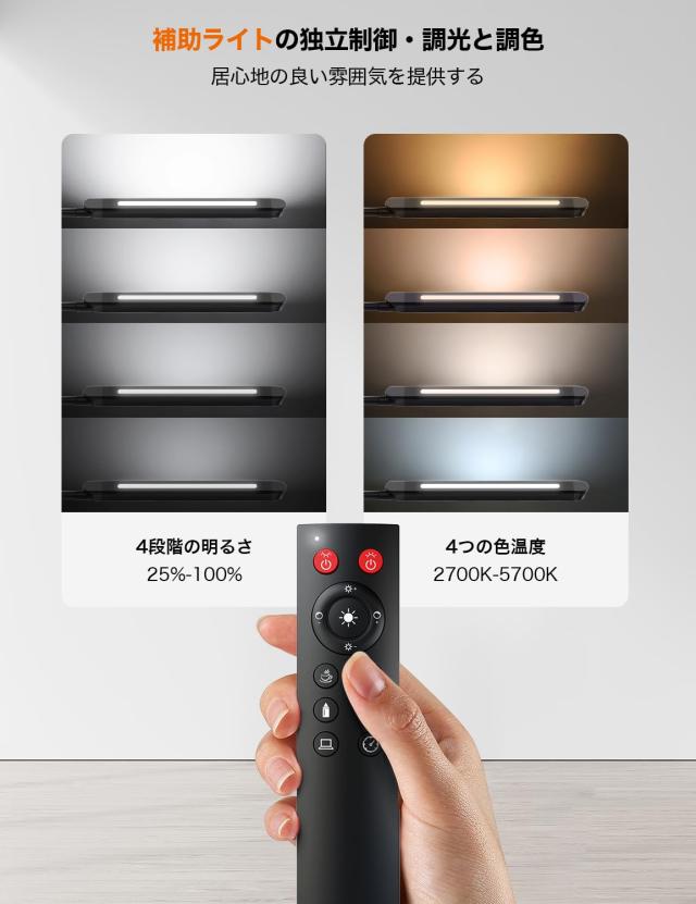 BeaNet フロアライト LED 「無線リモコン・24W・ダブル光源Ultra版・JIS AA形・上下照明・独立制御」 超高輝度 フロアランプ 調光・調色_2