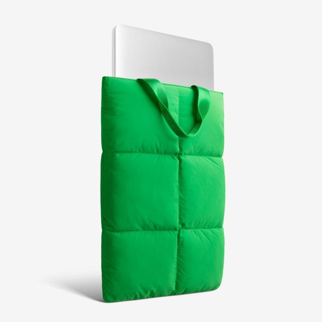 Comfyable Puffy Pillow Laptop Sleeve Compatible with 16 inch MacBook Pro M3 M2 M1 ＆ MacBook Air 15-in M3 2024 M2 2023, Nylon Hid_2