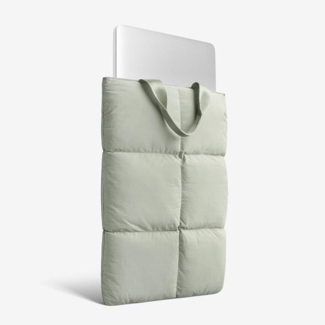 Comfyable Puffy Pillow Laptop Sleeve Compatible with 16 inch MacBook Pro M3 M2 M1 ＆ MacBook Air 15-in M3 2024 M2 2023, Nylon Hid_1