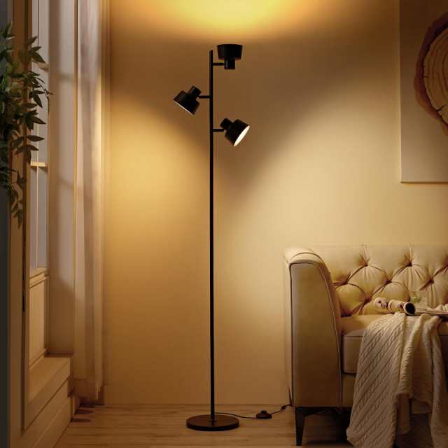 Joyly Home LEDフロアスタンドライト 高輝度・省エネ| 調光・調色・タイマー機能付き | リモコン ＆ タッチコントロール | 目に優しい・眩の通販は