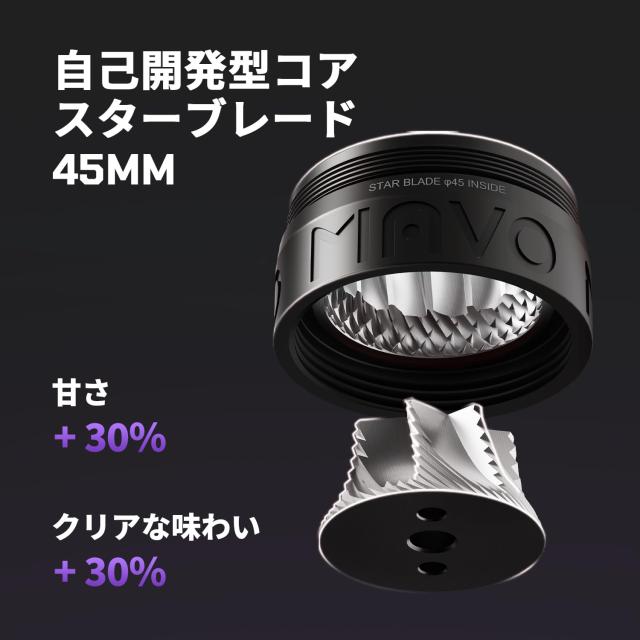 MAVO(マボ) 手動コーヒーグラインダー Phantox Pro Burr コーヒーグラインダー プロフェッショナル 45mm ステンレススチール グラインダ_2