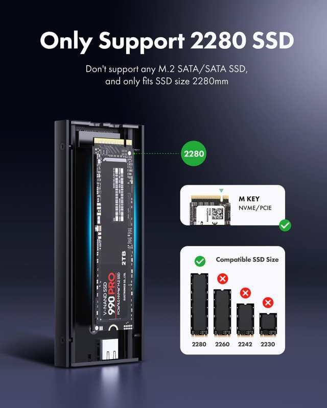 USB4 40Gbps超高速】GRAUGEAR USB 4.0 NVMe M.2 SSD 外付けケース Thunderbolt 4/3対応 USB4  SSD ケース アルミ製M.2 SSD 外付け エンの通販はau PAY マーケット - Litlulu Meena | au PAY  マーケット－通販サイト