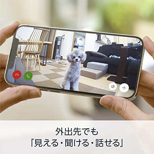 【2023年度グッドデザイン賞受賞】Ring Indoor Cam (リング インドアカム) 第2世代 チャコール | 軽量小型の屋内用セキュリティカメラ、の通販は