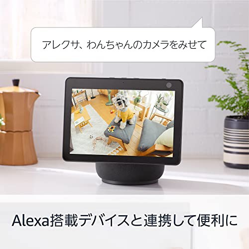 【2023年度グッドデザイン賞受賞】Ring Indoor Cam (リング インドアカム) 第2世代 チャコール | 軽量小型の屋内用セキュリティカメラ、の通販は