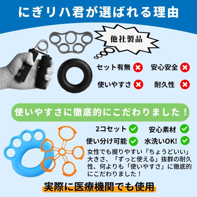 リハビリ 握力 トレーニング ハンドグリップ 指 筋トレ エクササイズ