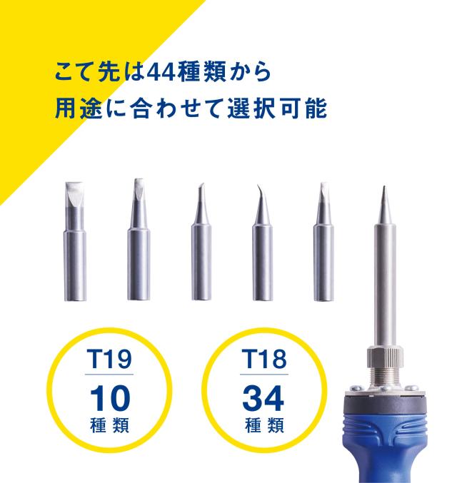 白光(HAKKO) デジタル式温度制御はんだこて FX600D-813 温度範囲200〜540℃ 平型プラグ_4