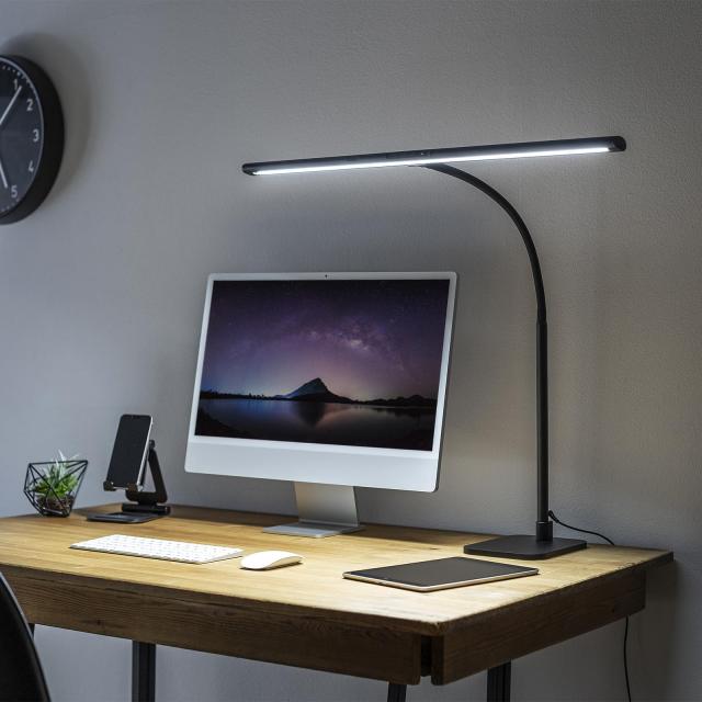 サンワサプライ LEDデスクライト・フレキシブルアーム LED-DESK3BK 