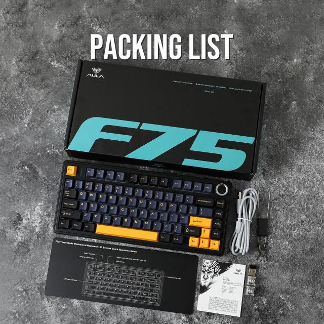 EPOMAKER x Aula F75 ゲーミングキーボード ガスケット EPOMAKER x Aula F75 ゲーミングキーボード ガスケット