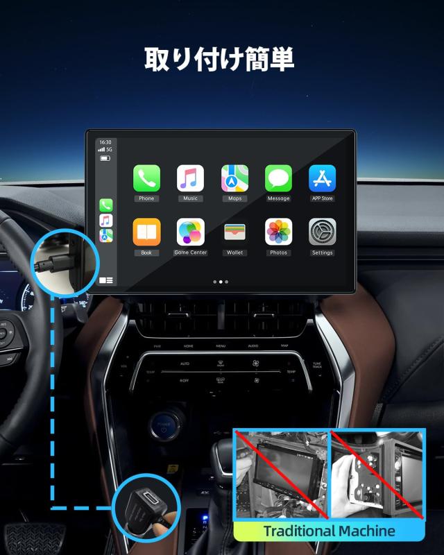 LAMTTOカーナビ 一体型 ワイヤレス 9インチ カープレイ バックカメラ付き Amazon.co.jp: LAMTTOカーナビ オーディオ一体型 ワイヤレスカープレイ