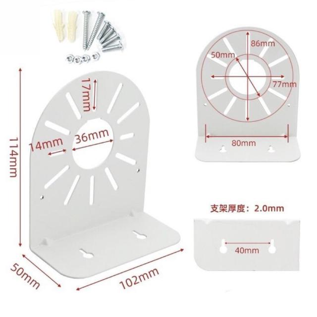 HOTQ 防犯カメラ 取付金具L字型ドドーム型防犯カメラ ブラケット