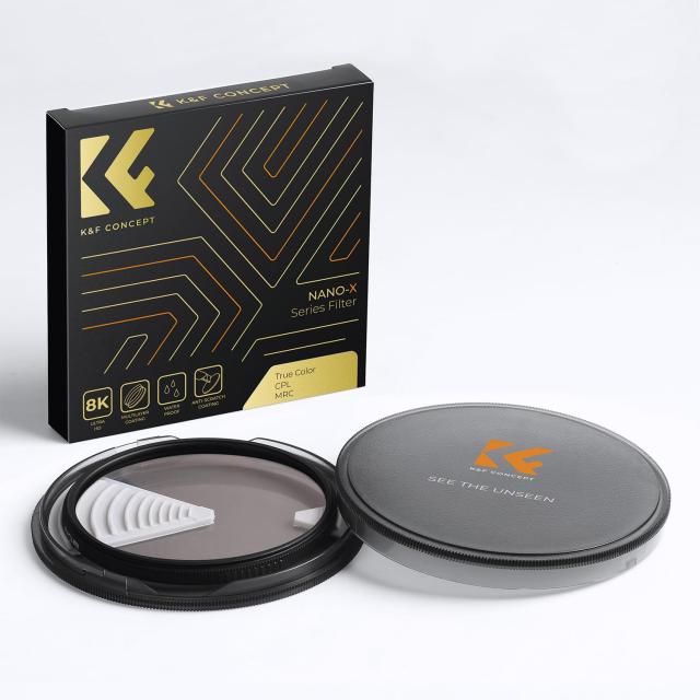 K＆F Concept 95mm True Color CPLフィルター 黄色被り解消可能 コントラスト 反射調整 偏光フィルター 両面28層コーティング_7