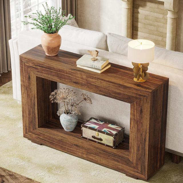 Tribesigns コンソールテーブル ソファー裏 玄関テーブル サイド