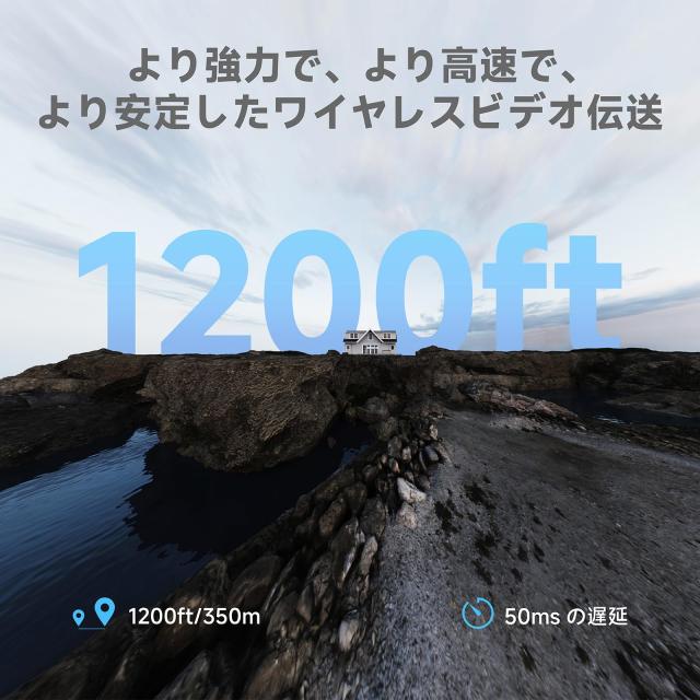 【Accsoon公式ストア】Accsoon CineView SE SDI ＆HDMI 無線映像伝送システム システム 送信機受信機 、2.4GHz＆5GHz 1080p60fpsで 0.05秒