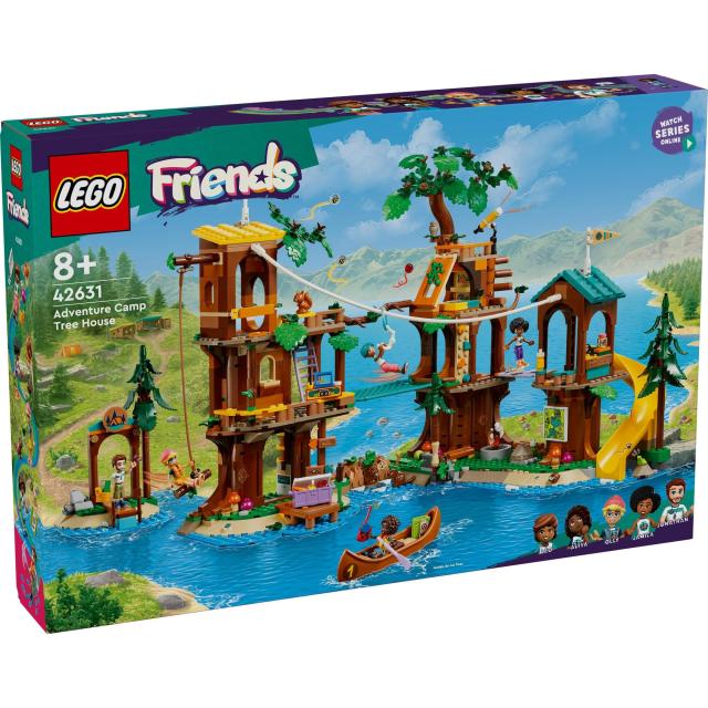 レゴ(LEGO) フレンズ アドベンチャーキャンプ＜ツリーハウス＞ おもちゃ 玩具 誕生日 プレゼント ブロック 女の子 男の子 子供 8歳 9歳 10