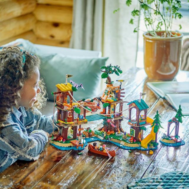 レゴ(LEGO) フレンズ アドベンチャーキャンプ＜ツリーハウス＞ おもちゃ 玩具 誕生日 プレゼント ブロック 女の子 男の子 子供 8歳 9歳 10