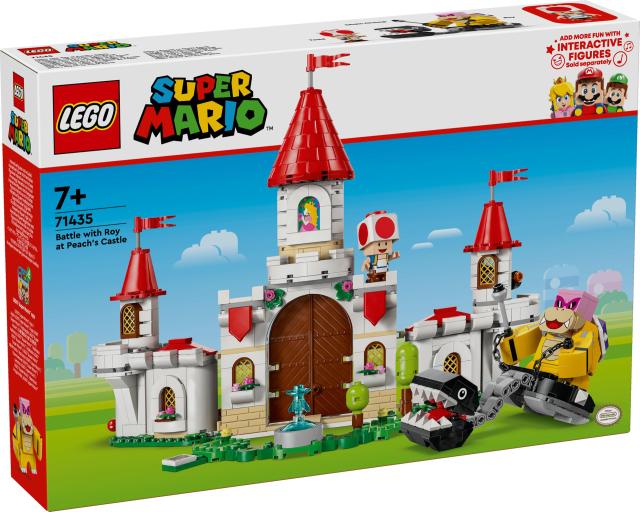 レゴ(LEGO) スーパーマリオ ロイ と 対決! ピーチ城 おもちゃ 玩具