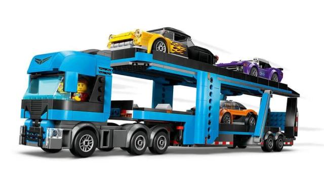 レゴ(LEGO) シティ スポーツカー輸送車 おもちゃ 玩具 誕生日 プレゼント ブロック 男の子 女の子 子供 7歳 8歳 9歳 小学生 乗り物 車 ミ_3