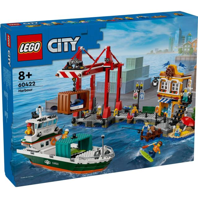 【依頼品】　一度写真内容を確認して下さい レゴ(LEGO) シティ レゴシティの波止場と貨物船 おもちゃ 玩具 誕生日
