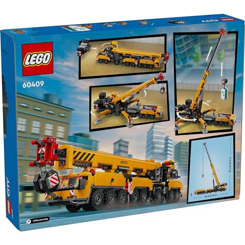 レゴ(LEGO) シティ きいろのクレーン車 おもちゃ 玩具 誕生日 プレゼント ブロック 男の子 女の子 子供 9歳 10歳 11歳 小学生 乗り物 車