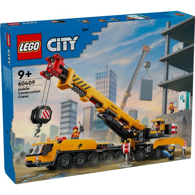レゴ(LEGO) シティ きいろのクレーン車 おもちゃ 玩具 誕生日 プレゼント ブロック 男の子 女の子 子供 9歳 10歳 11歳 小学生 乗り物 車