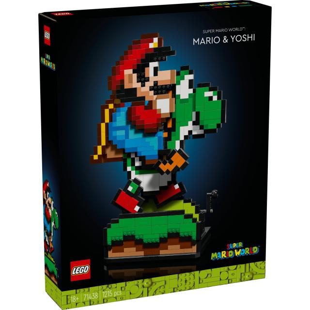 レゴ(LEGO) スーパーマリオ スーパーマリオワールド:マリオ と ヨッシー おもちゃ 玩具 誕生日 プレゼント ブロック 母の日 父の日 男性_1