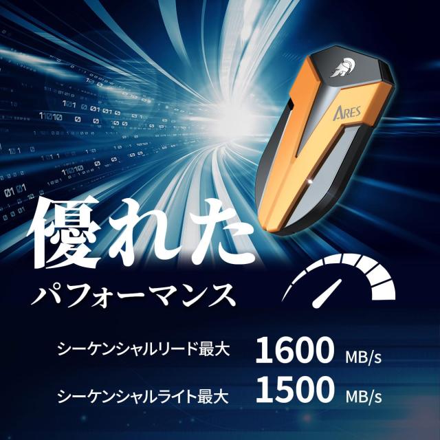 DATO(ダト) 外付け SSD 1TB ポータブル IPX7 耐衝撃 防水 防塵 USB 3.2