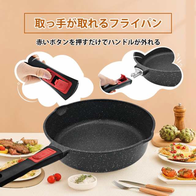 RANXINGST フライパン 24cm くっつかない 2-3人 フライパン深型 RANXINGST フライパン 24cm くっつかない 2-3人 フライパン深型
