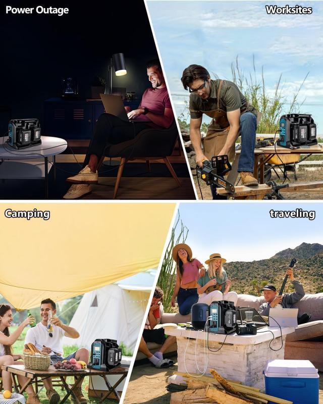 Hipoke マキタ 18Vバッテリー用350Wパワーインバーター 4ポートDC 18V