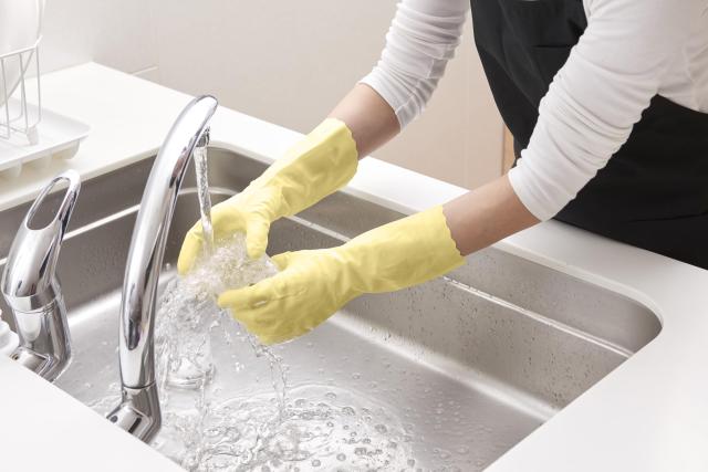 [ショーワグローブ] ケース販売・日本製・ハンドケア ナイスハンドDAYS Lサイズ ミモザイエロー 120双 インテリアになじむニュアンスカラの通販は