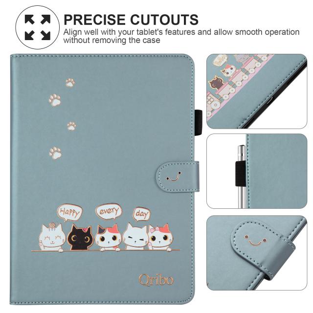 Qribo Lenovo Tab P12 ケース TB-370FU シンプルなのに可愛い