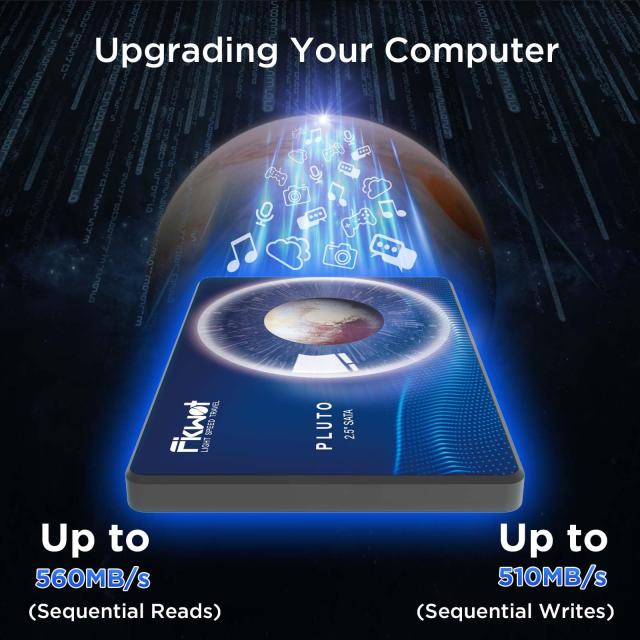 Fikwot FX815 内蔵型SSD 512GB 2.5インチ SATAIII 3D NAND採用 6Gbps 7mm（読取り最大 560MB/s 書込み最大 500MB/s）メーカー保証5年_1