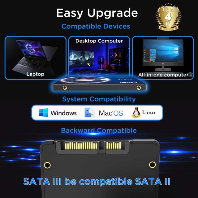 Fikwot FX815 内蔵型SSD 512GB 2.5インチ SATAIII 3D NAND採用 6Gbps 7mm（読取り最大 560MB/s 書込み最大 500MB/s）メーカー保証5年_4